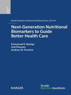cover image of Next-Generation Nutritional Biomarkers to Guide Better Health Care